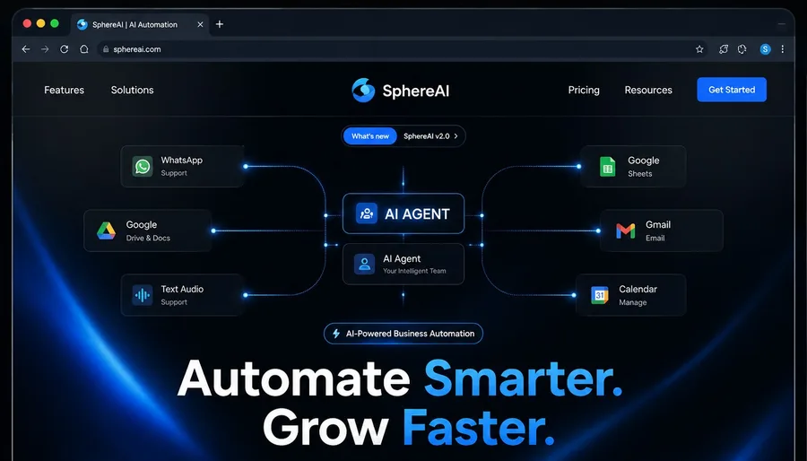 SphereAI — ai automation project by The Solutionists